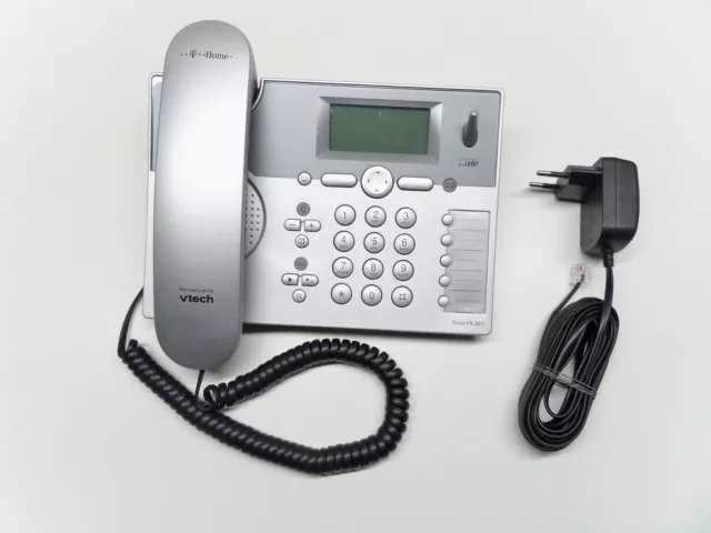 T-Com Sinus PA 301i ISDN Telefon silber mit Anrufbeantworter inkl. 19% MwSt