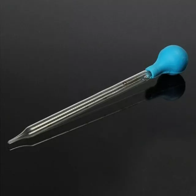 1Pc 10ml Gummikopf Glas Pipette Glas Pipette Labor Pipette Pipette mit Sk.ID