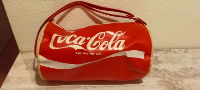 schöne alte originale COCA COLA Dosen Tasche Tragetasche  50er 60er Jahren