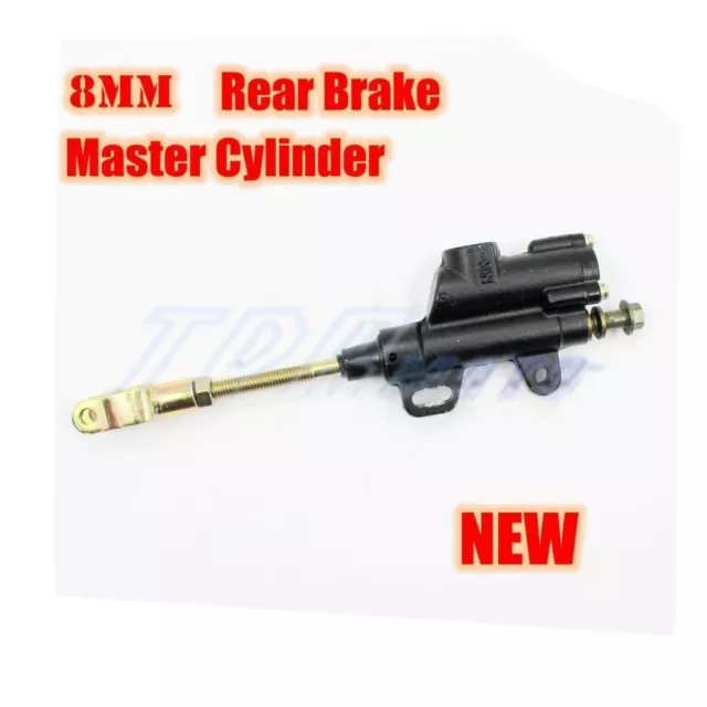 125cc 110cc BLACK REAR PIT DIRT BIKE HYDRAULIC BRAKE MASTER CYLINDER PITBIKE 8mm