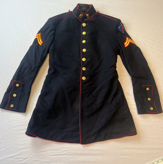 WW2 ERA 1942 USMC US Marines GUADALCANAL Dress Blues Jacket Uniform £ ...