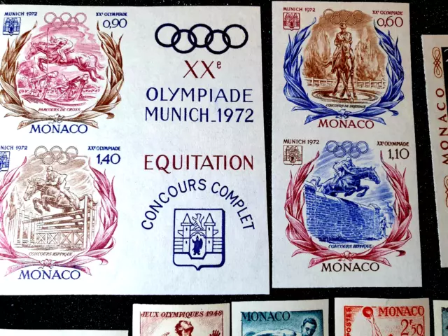 Monaco 1940+ imperf -  MNH - 26 Full Sets - YT €1600.00+ 3