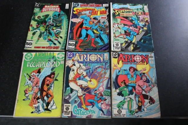 DC Mixed Finest 320 Presents Superman 68 Arion 3  - 6 Comic Set Lot 1985 Bargain