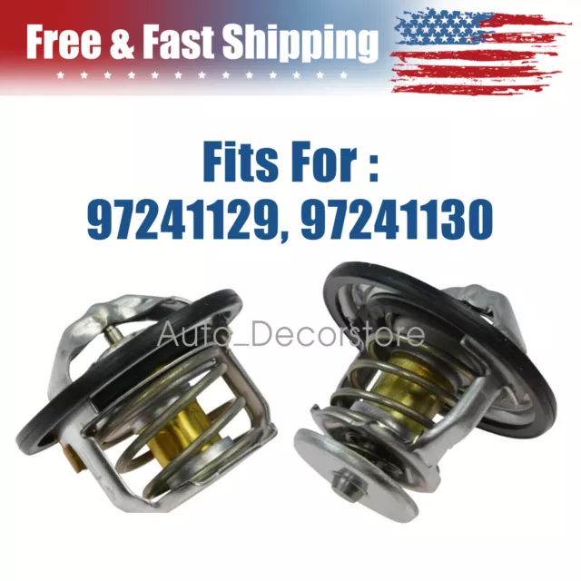 Thermostat Front & Rear Kit  For GM Pickup Duramax New 185 & 180 Degree
