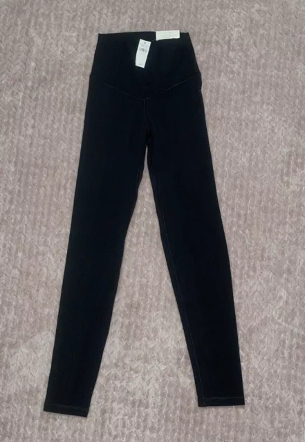 Aerie Womens Chill Play Move Black 7/8 Leggings NWT Size XS