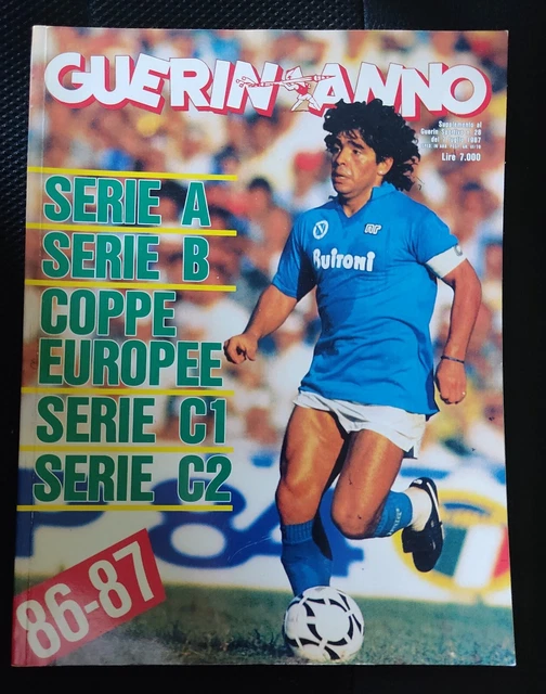 Guerin Annuario 86-87 - Annuaire Foot Serie A, B, C1, C2 Et Coupes Européennes - Bon état