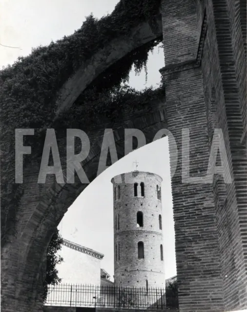 Foto Vintage Ravenna la Torre di Santa Maria Maggiore anni 60 stampa 24x18 cm