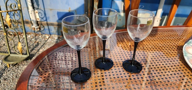 Lot De 3 Verres Luminarc 33cl - France 98 Coupe Du Monde, Officiels, Vintage Inutilisés