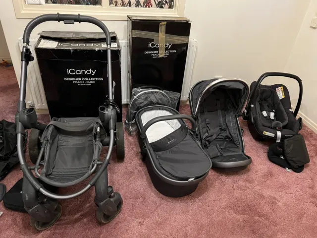 icandy peach Pushchair & Carseat Bundle Worth Over £1400!