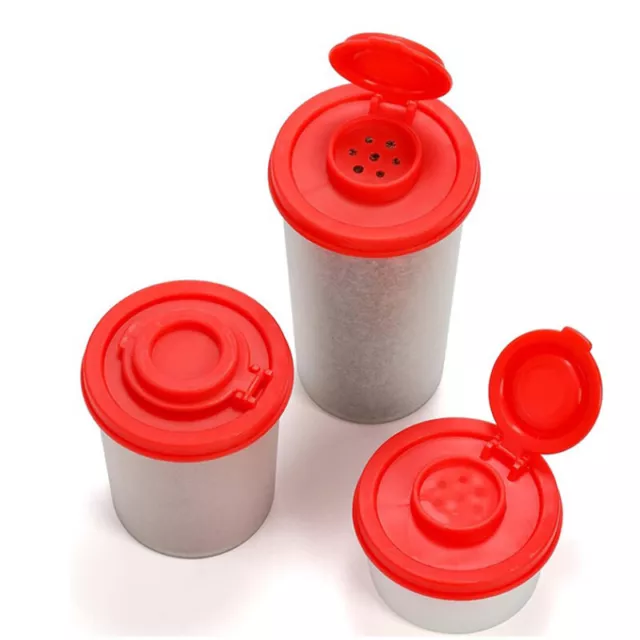 Salt And Pepper Shakers Set Mini Plastic Pepper Shaker With Lid Damp Proof Po^.^