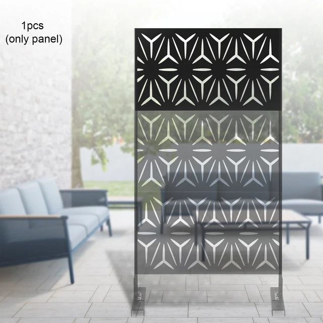DECORATIVE INDOOR PRIVACY Screen Panel Metal Laser Cut Privacy Screen ...