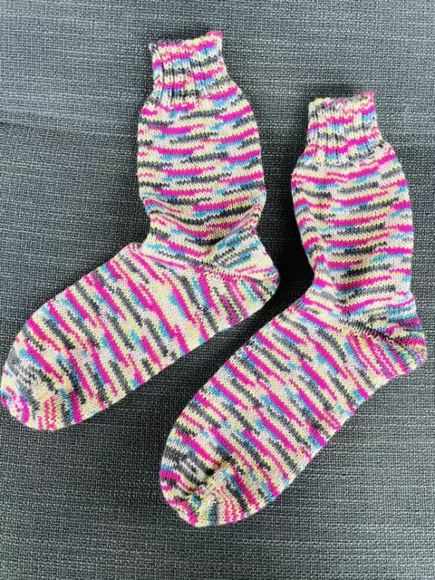 Socken handgestrickt Gr. 39/40 selbstgemacht Regia 4-fach Wolle