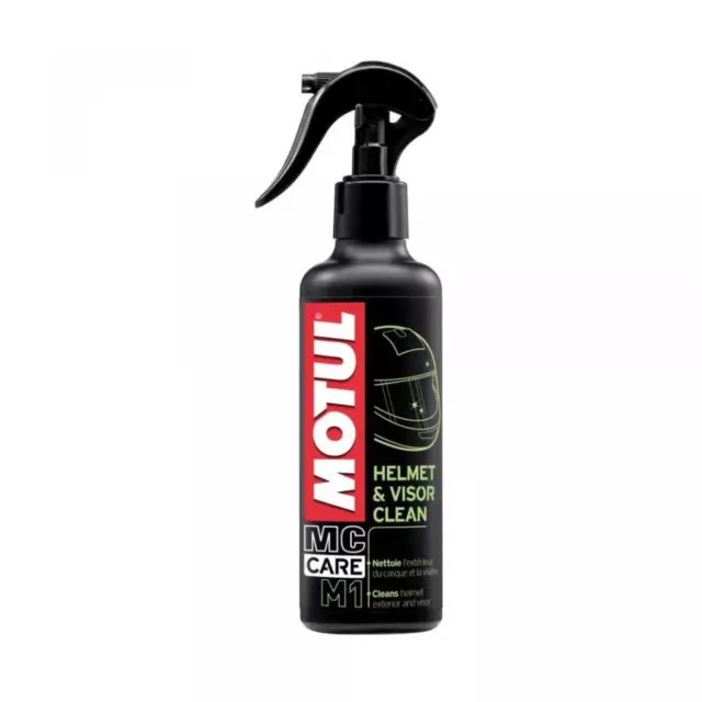 Spray nettoyage extérieur casque moto Motul MC Care M1 Helmet Visor Clean 250mL 2