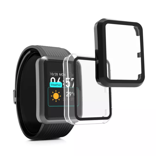 2x Coque cadre écran compatible avec Huawei Watch D