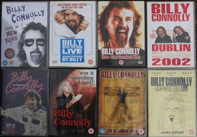 BILLY CONNOLLY STAND UP COMEDY CONCERT LIVE 8 DISC DVD COLLECTION Brand billy-connolly-stand-up-comedy-concert-live-8-disc-dvd-collection-brand