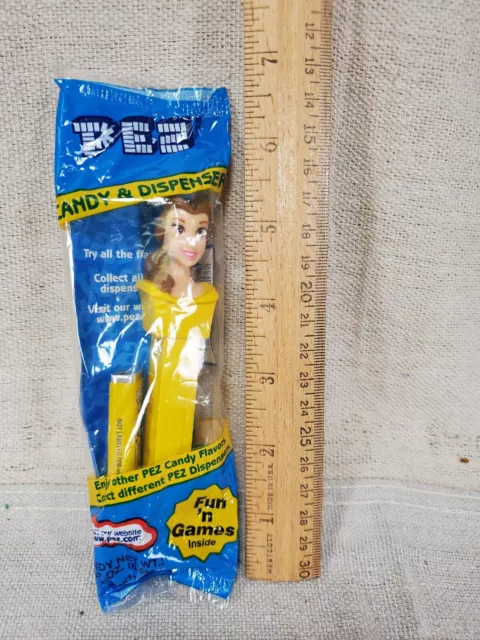 Pez Sealed Disney Princess Belle Beauty & The Beast Pez Candy Dispenser