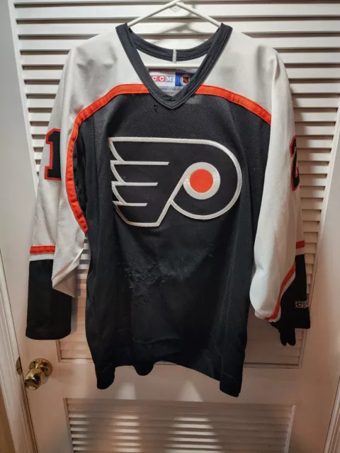 Vintage #21 PETER FORSBERG Philadelphia Flyers NHL CCM Jersey YS/YM – XL3  VINTAGE CLOTHING