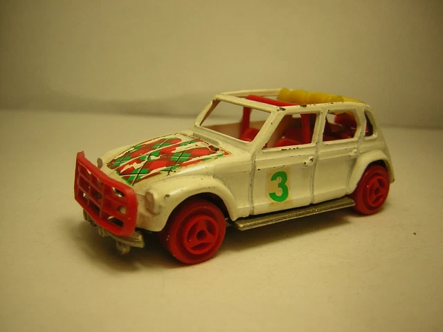 Majorette Citroën Dyane N°231 - Blanche - Série Or - Blister Scellé - Échelle 1:60