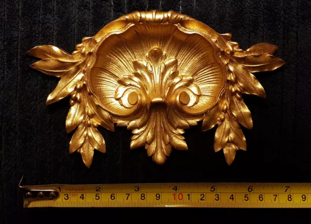 Decorative Moulding French Louis Xvi Antique Gold Gilt Or White Resin Decoration