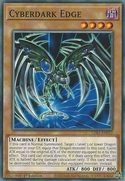 Yugioh! Cyberdark Edge - LDS1-EN032 - Common - 1st Edition Near Mint, English