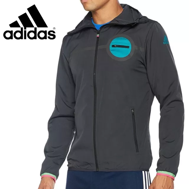 Adidas UFB Adizero Mens Full Zip Hooded Jacket Football Free Tracked Delivery