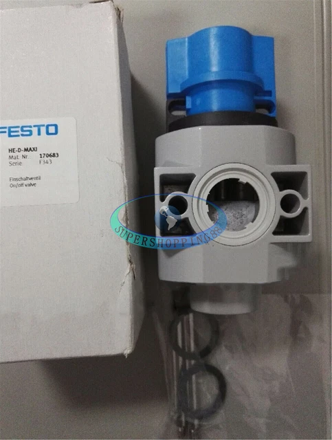 1Pz In Scatola Valvola Interruttore Festo 170683 He-D-Maxi Nuova