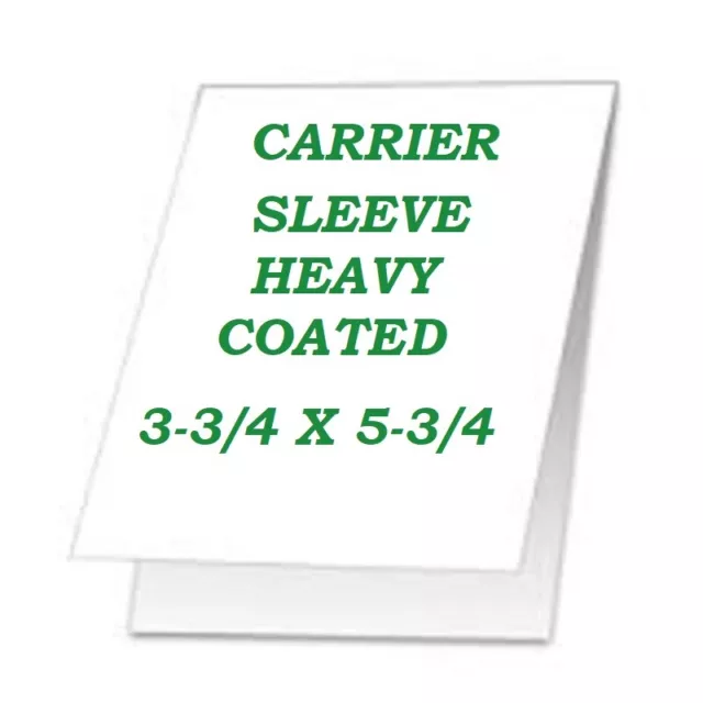 Laminating Carrier Sleeve For Laminator Pouches 2 PK 3-3/4 x 5-3/4 Coated, Heavy