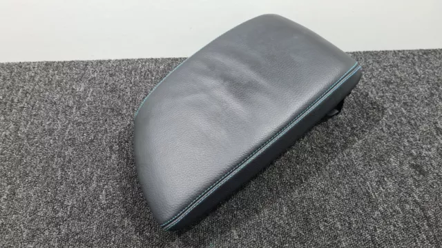 Bmw F87 M2 Centre Console Armrest Black Leather Blue Stitching