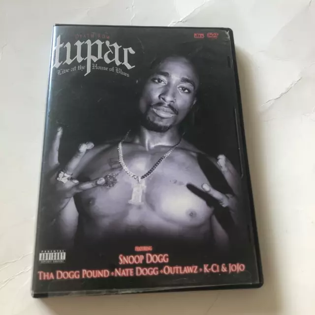 Tupac Shakur, Live at the House of Blues, Death Row Records DVD w/ Snoop Dog