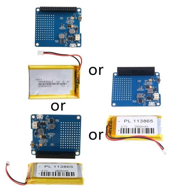 UPS HAT Board Module 2500mAh Lithium Battery For Raspberry Pi 3 Model B/Pi