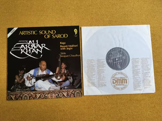 LP - Ali Akbar Khan Artistic Sound of Sarod - Near Mint