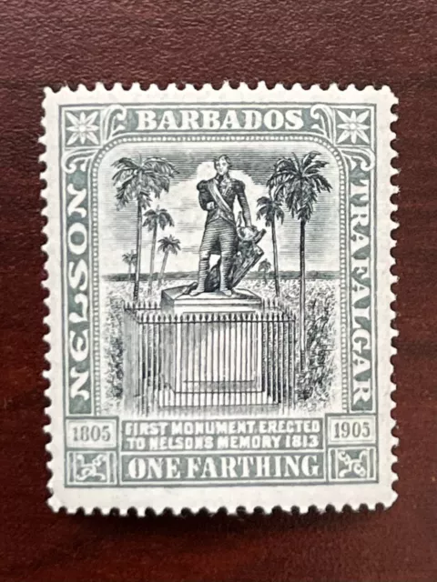Barbados 1906 Scott #102 Nelsons Monument Mint LH