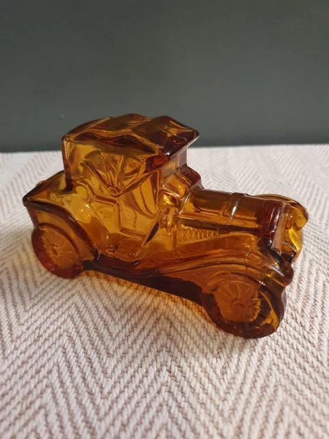 VINTAGE AVON AFTERSHAVE Packard Roadster Glass Bottle Avon