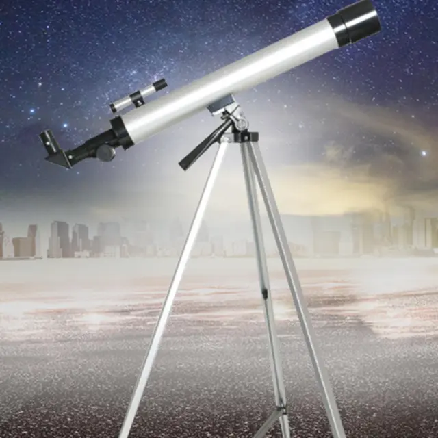Télescope 50mm Ouverture Grand Angle Réglable 600mm pour Voyage Adultes