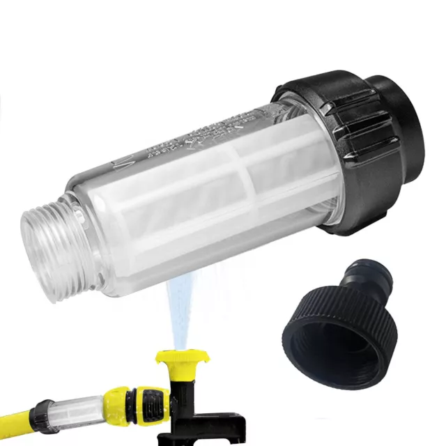 GARDEN HOSE INLET Filter Inline Water Pressure Washer Washing Machine