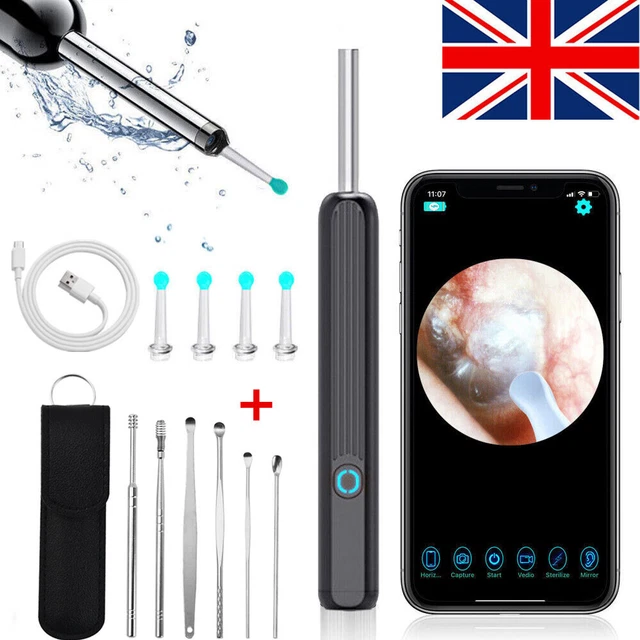 UK EAR WAX Removal Visual Endoscope Otoscope HD Camera Wireless Ear