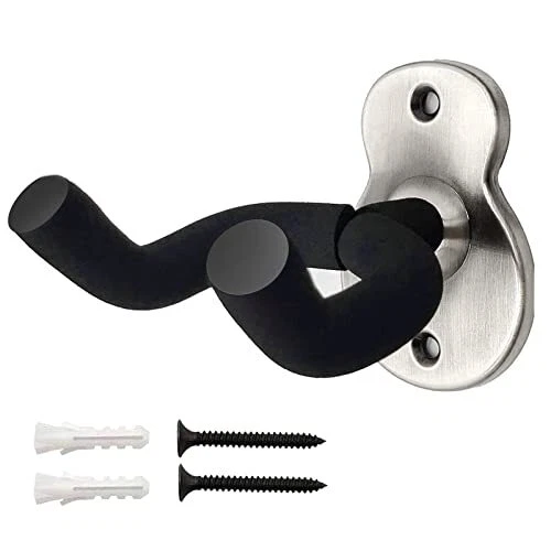 Amfrpar Support Guitare Mural en Métal Crochet Guitare Murale Porte Accroche ...