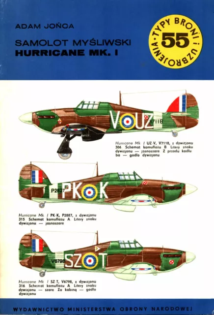 TBIU HAWKER HURRICANE Mk.I WW2 RAF POLISH CZECH SQUADRONS ACES ROLLS-ROYCE MERLI