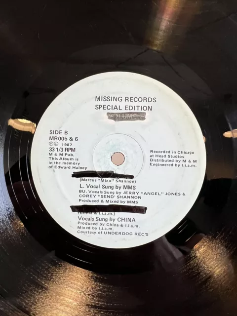 Marcus Mixx Missing dog Records 1987 Rare Chicago House