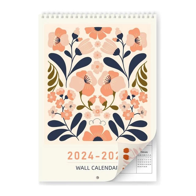 CALENDRIER MURAL 20242025, Calendrier Mural D'Art Abstrait 2025 de