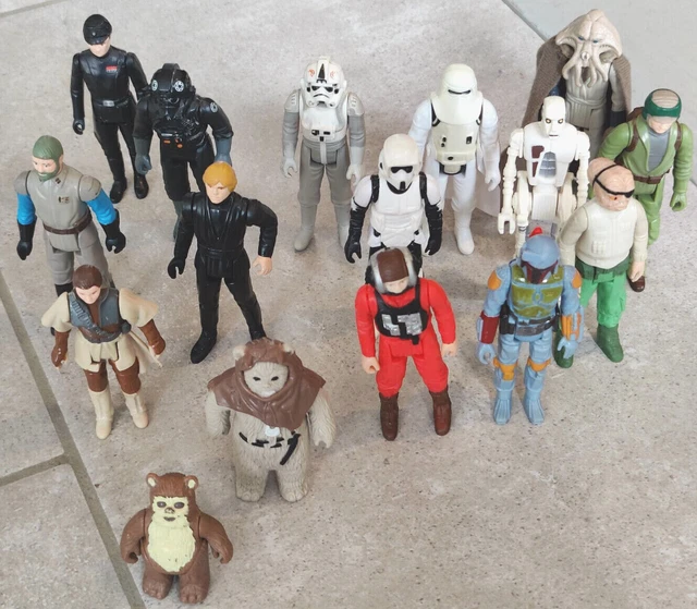 AUSWAHL: vintage STAR WARS Action Figur lose KENNER ESB RotJ Jedi 1980th Rarity