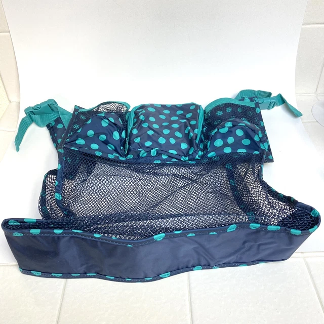 New Thirty One “On a Stroll”  Stroller Bag - 439K - Navy Lotsa Dots