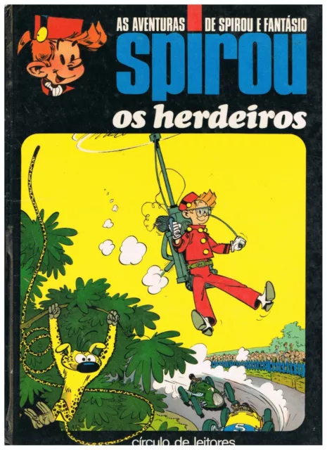 Spirou & Fantasio Album Portuguese Comics 1975 Os Herdeiros RARE OLD