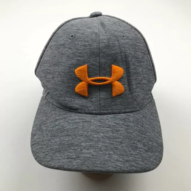Under armour Cappello Ragazzi TAGLIA S - M Elasticizzato Grigio Fitness Ricamato