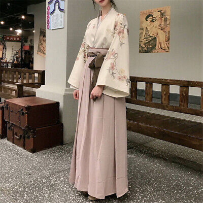 2022 Japanese Kimono Dress Women Cardigan Yukata Streetwear