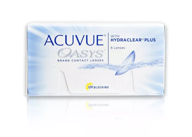 Acuvue OASYS Hydraclear PLUS 1x6 Stück BC 8.4/8.8 2-Wochenlinsen mit UV Schutz