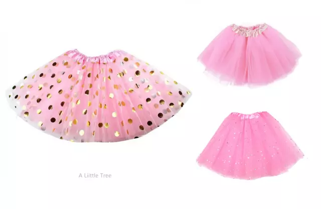 Pink KIDS WOMEN Tutu Skirt LADY GIRL Skirts Fancy Dress Ballet Costume Hen Party