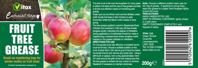 Vitax Ltd Fruit Tree Grease Enthusiast Range 2