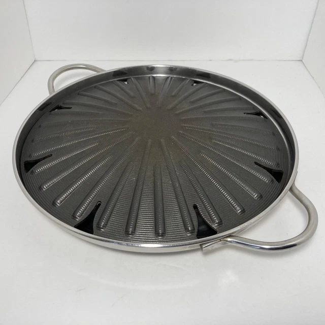 CIRCULON STOVE TOP Indoor Grill NonStick HiLow System 12 Inch Round
