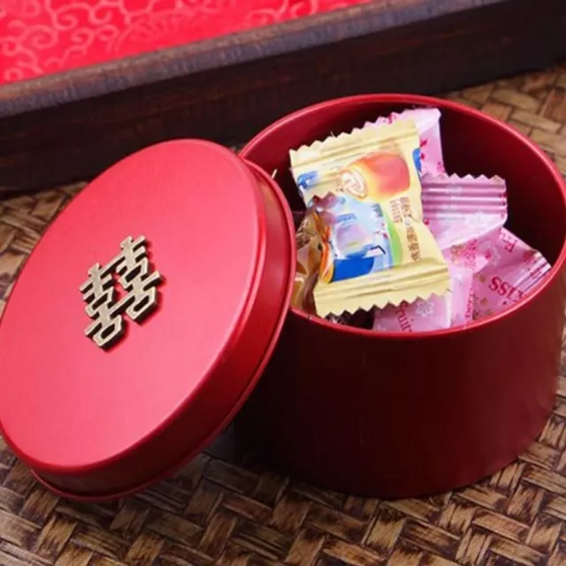 Gold Red Color Square Shape Jar Cosmetic Container  Cream Balm Nail Candle